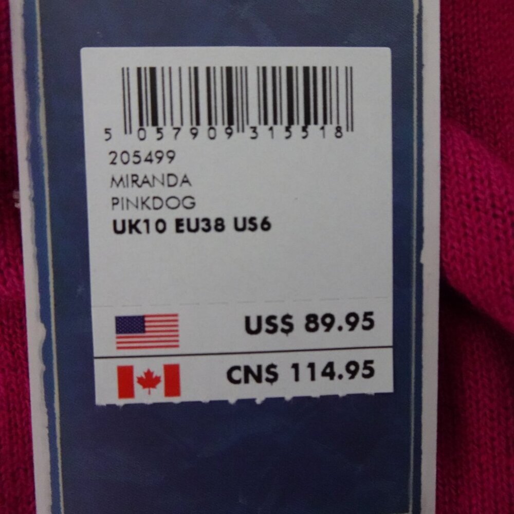 Joules Knitwear Miranda Sweater Pullover Pink with Dachshund Women's Size 6 - Picture 9 of 12